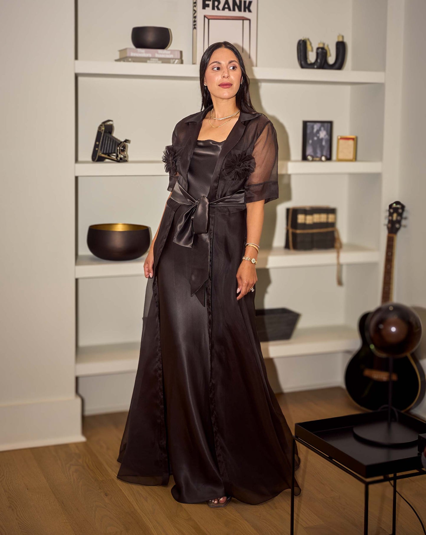 THE DOMINIQUE GOWN & CAPE SET