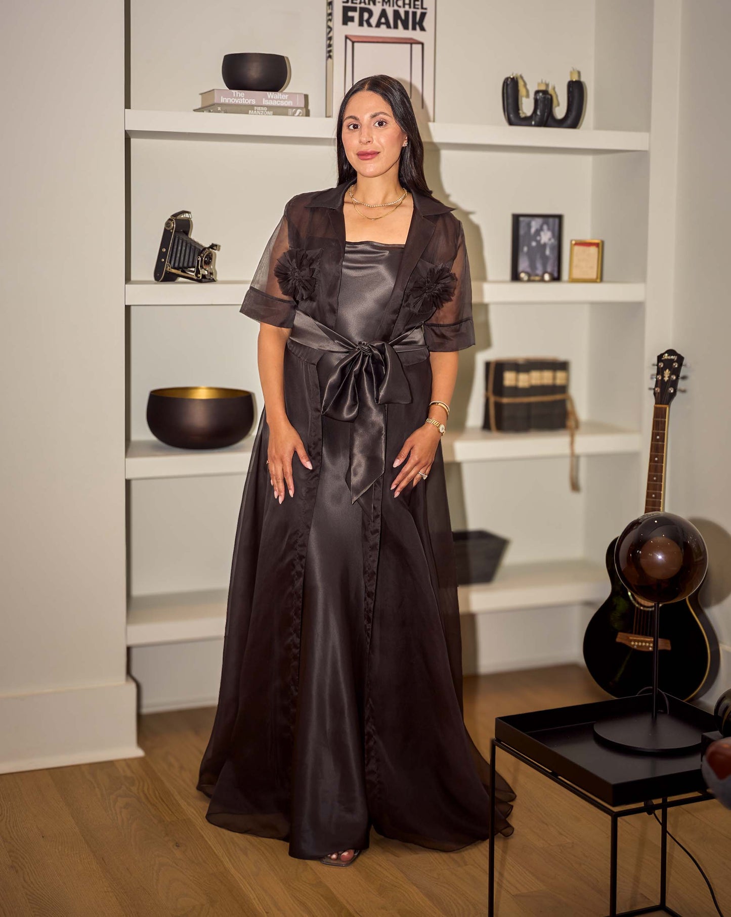 THE DOMINIQUE GOWN & CAPE SET